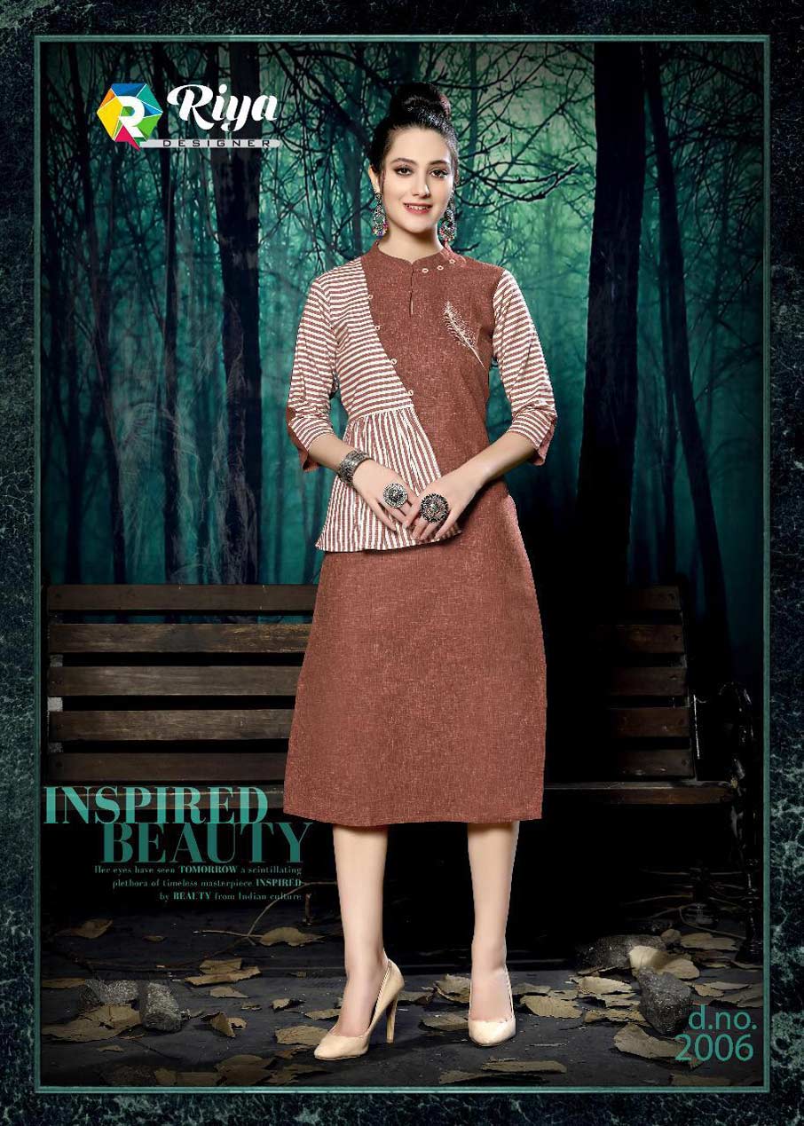 Culture Vol-2 Riya Designer Stripe Cotton Kurti Culture Vol-2 Riya Designer Stripe Cotton Kurti